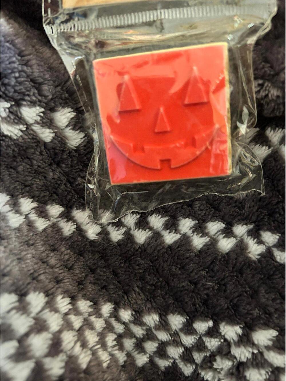 E203 Halloween art project pumpkin face stamp ART PROJECT SUPPIES